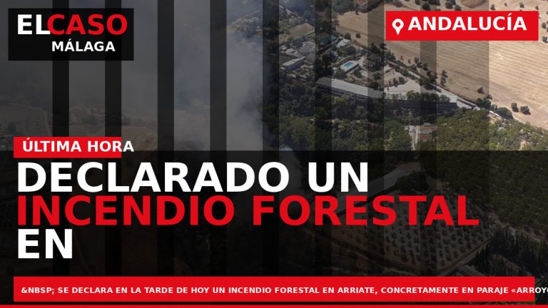 Portada El Caso Málaga: DECLARADO UN INCENDIO FORESTAL EN ARRIATE — ANDALUCÍA