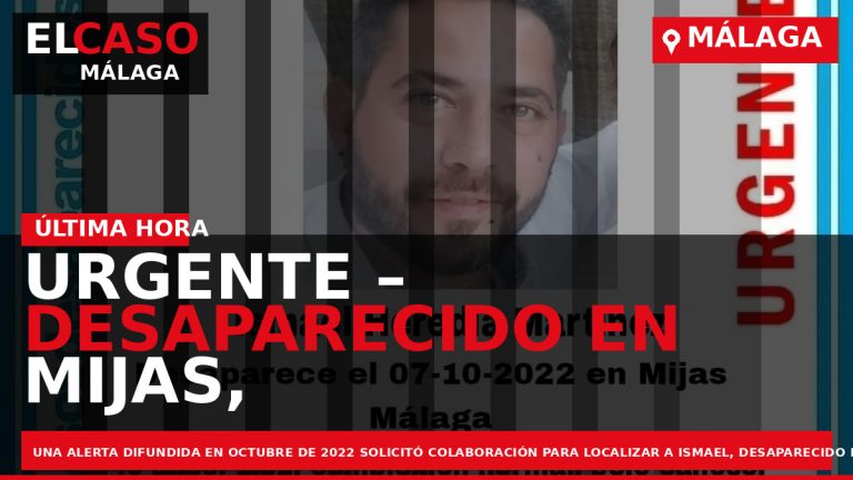 Portada El Caso Málaga: URGENTE – DESAPARECIDO EN MIJAS, MÁLAGA — MÁLAGA
