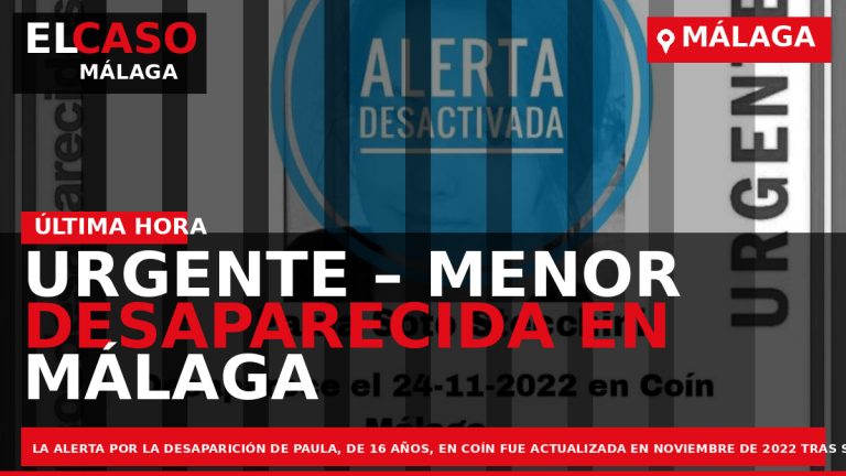 Portada El Caso Málaga: URGENTE – MENOR DESAPARECIDA EN MÁLAGA — MÁLAGA