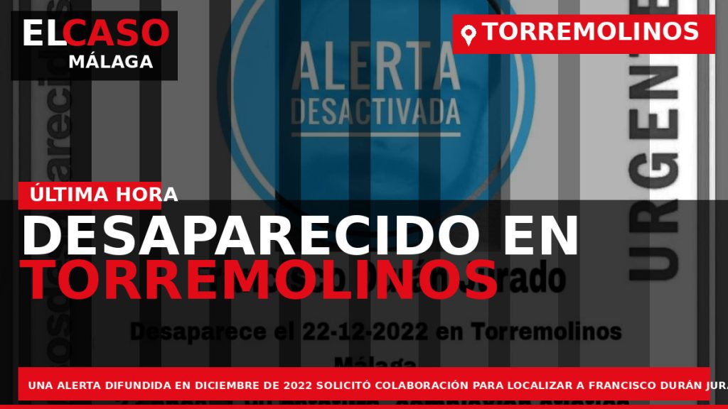 Portada El Caso Málaga: DESAPARECIDO EN TORREMOLINOS — TORREMOLINOS