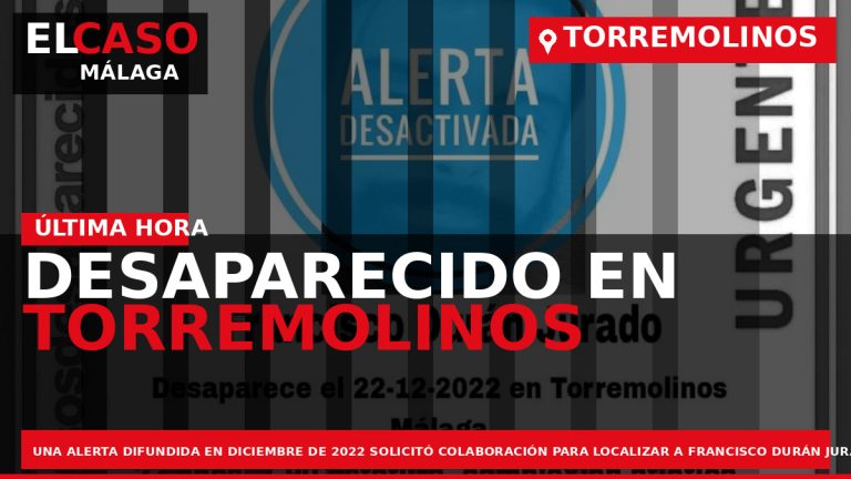 Portada El Caso Málaga: DESAPARECIDO EN TORREMOLINOS — TORREMOLINOS