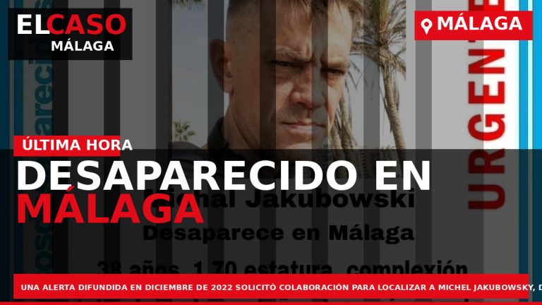 Portada El Caso Málaga: DESAPARECIDO EN MÁLAGA — MÁLAGA