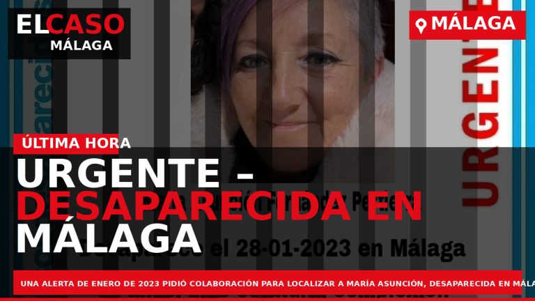 Portada El Caso Málaga: URGENTE – DESAPARECIDA EN MÁLAGA — MÁLAGA