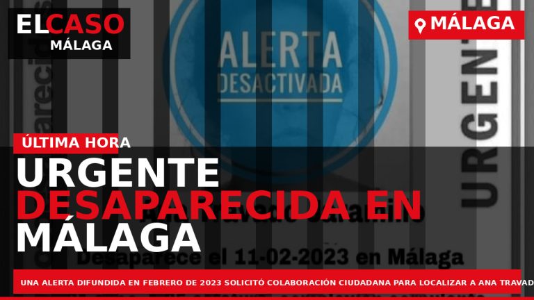 Portada El Caso Málaga: URGENTE DESAPARECIDA EN MÁLAGA — MÁLAGA