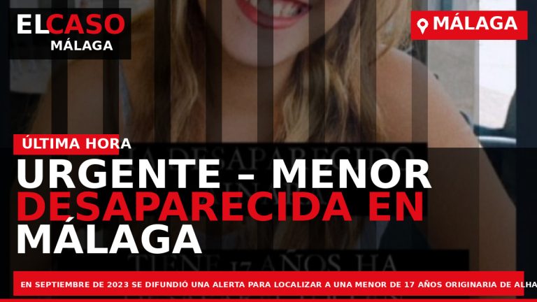 Portada El Caso Málaga: URGENTE – MENOR DESAPARECIDA EN MÁLAGA — MÁLAGA