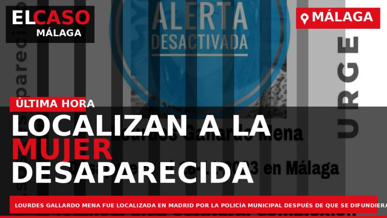 Portada El Caso Málaga: LOCALIZAN A LA MUJER DESAPARECIDA DESDE AYER EN MÁLAGA — MÁLAGA