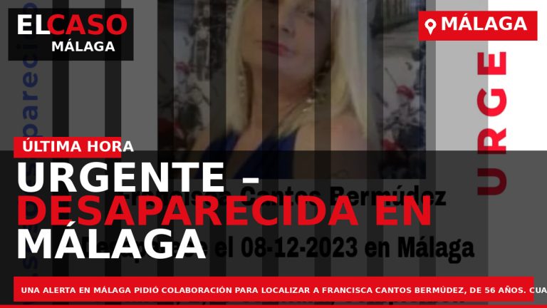 Portada El Caso Málaga: URGENTE – DESAPARECIDA EN MÁLAGA — MÁLAGA