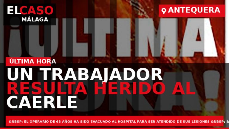 Portada El Caso Málaga: UN TRABAJADOR RESULTA HERIDO AL CAERLE UNA PALA EN EL VERTEDERO — ANTEQUERA