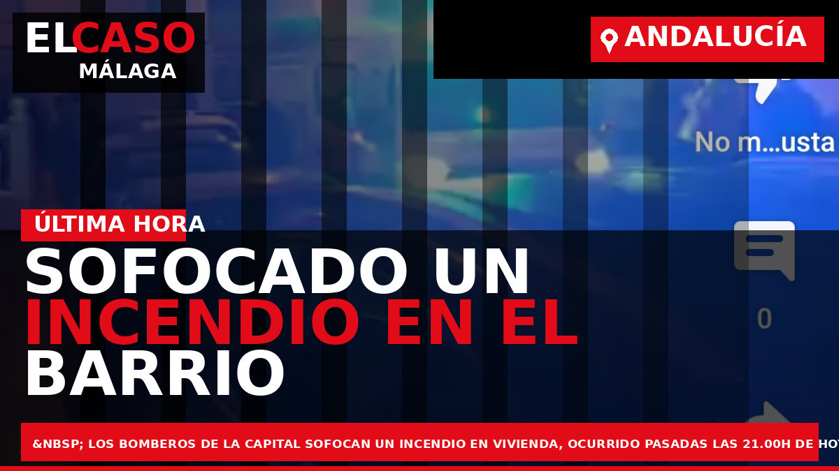 Sofocado un incendio en el barrio de Dos Hermanas