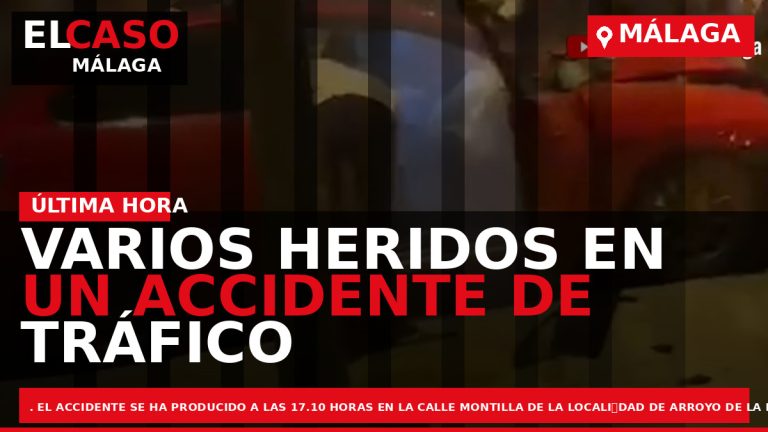 Portada El Caso Málaga: VARIOS HERIDOS EN UN ACCIDENTE DE TRÁFICO EN MÁLAGA — MÁLAGA