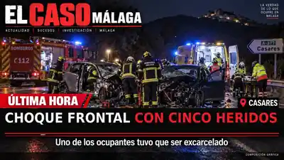 Cuatro heridos en un choque frontal en Casares — El Caso Málaga