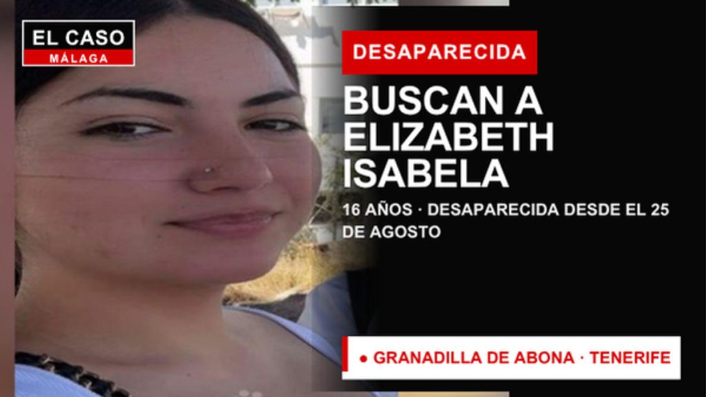 Elizabeth Isabela, de 16 años, desaparecida en Granadilla de Abona, Tenerife