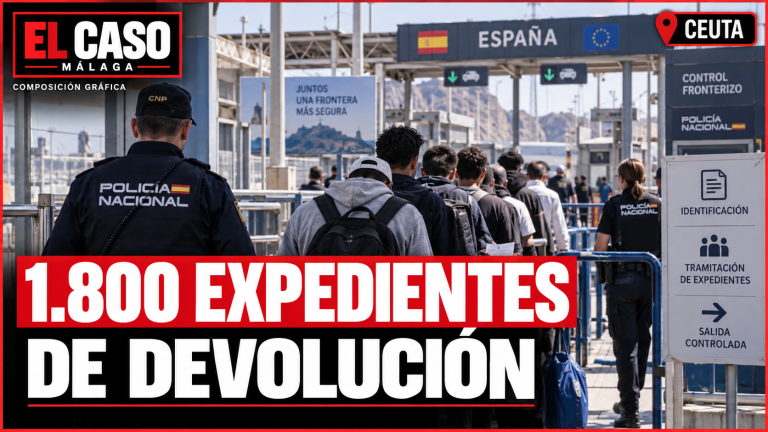 1.800 expedientes de devolución en Ceuta — portada de El Caso Málaga