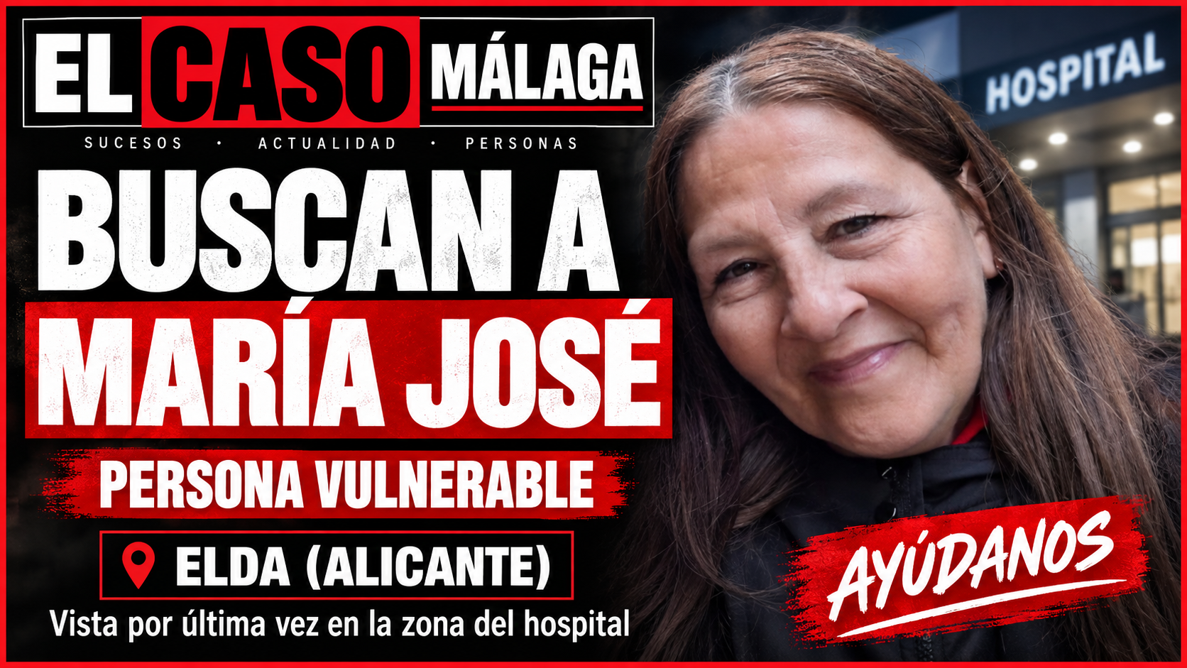 Localizada María José Z. S., la mujer vulnerable desaparecida en Elda