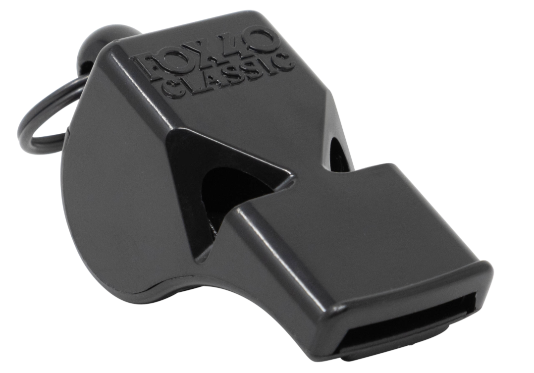 Fox 40 Classic silbato negro sin bola