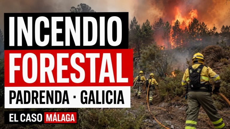Portada de El Caso Málaga: Incendio forestal - Padrenda, Galicia