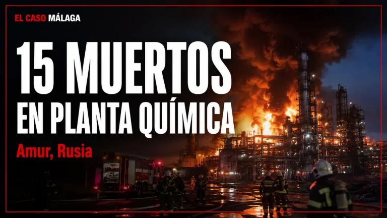 15 MUERTOS EN PLANTA QUÍMICA — Amur, Rusia