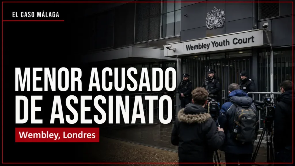 MENOR ACUSADO DE ASESINATO — Wembley, Londres