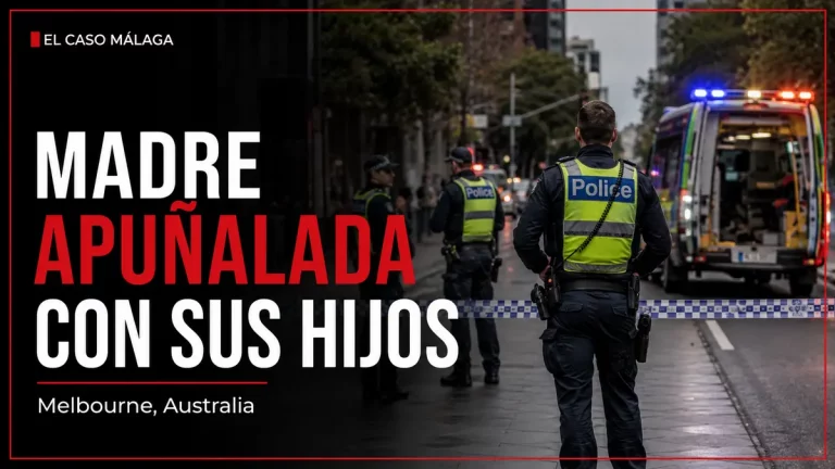 MADRE APUÑALADA CON SUS HIJOS — Melbourne, Australia