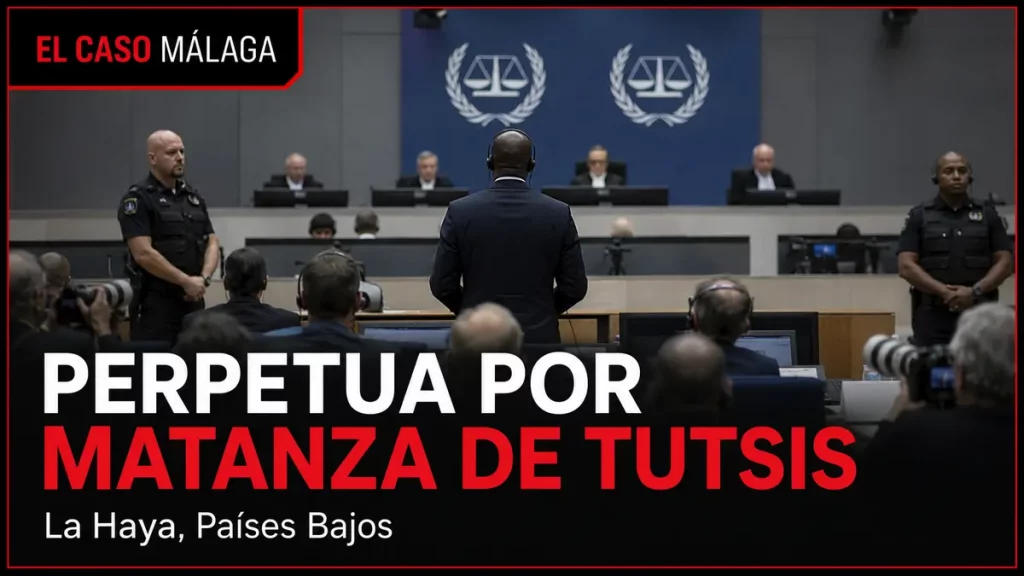 PERPETUA POR MATANZA DE TUTSIS — La Haya, Países Bajos