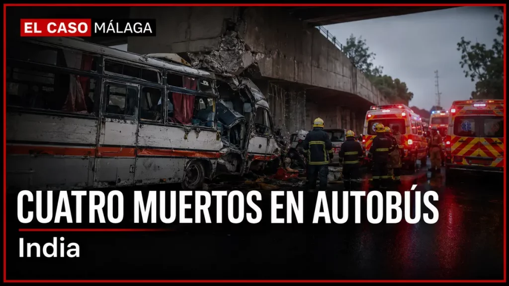 CUATRO MUERTOS EN AUTOBÚS — India