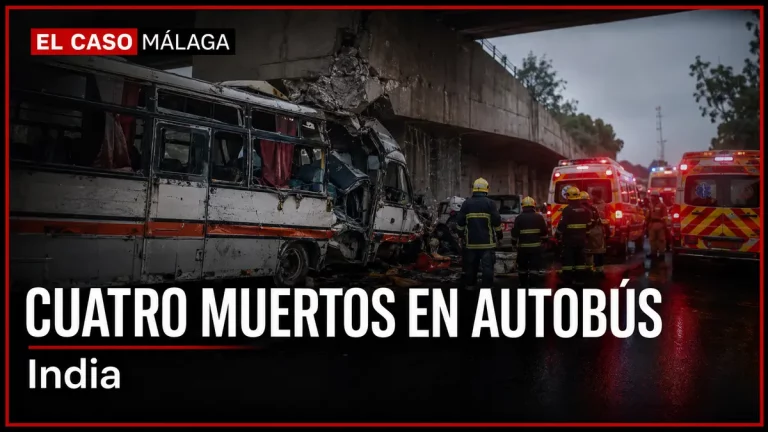 CUATRO MUERTOS EN AUTOBÚS — India
