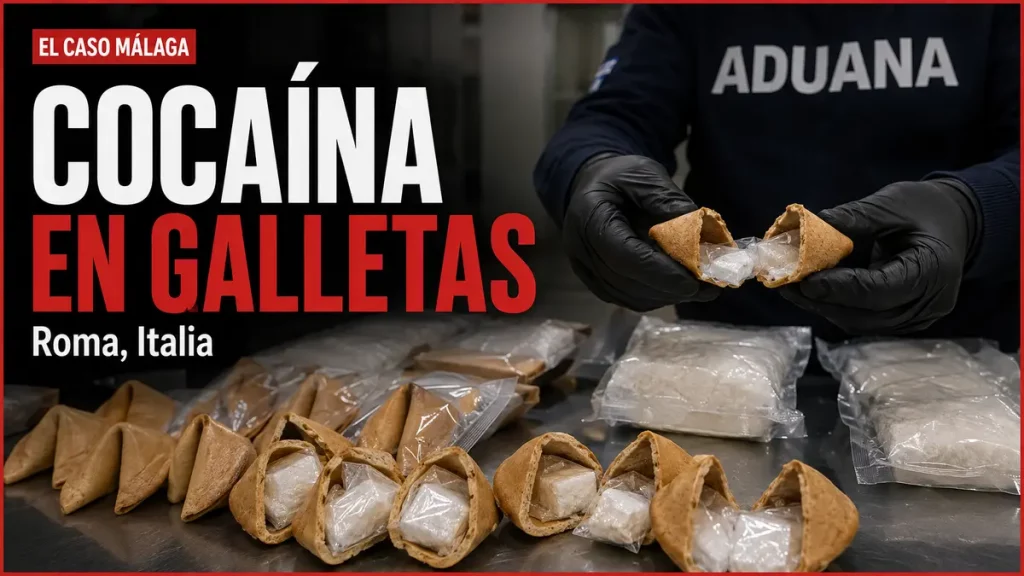 COCAÍNA EN GALLETAS — Roma, Italia