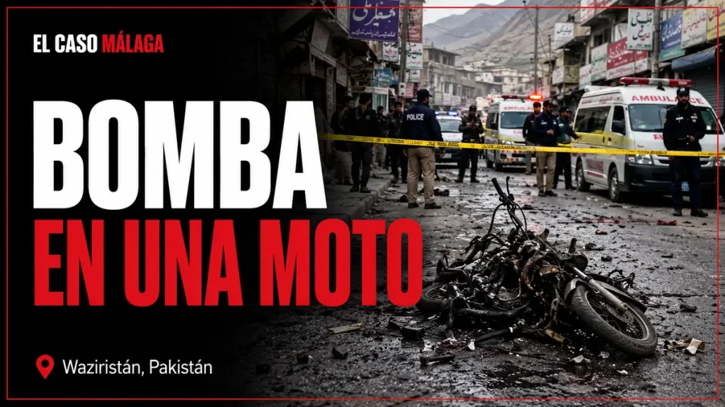 BOMBA EN UNA MOTO — Waziristán, Pakistán