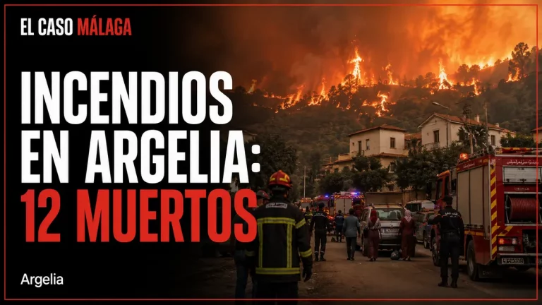 INCENDIOS EN ARGELIA: 12 MUERTOS — Argelia