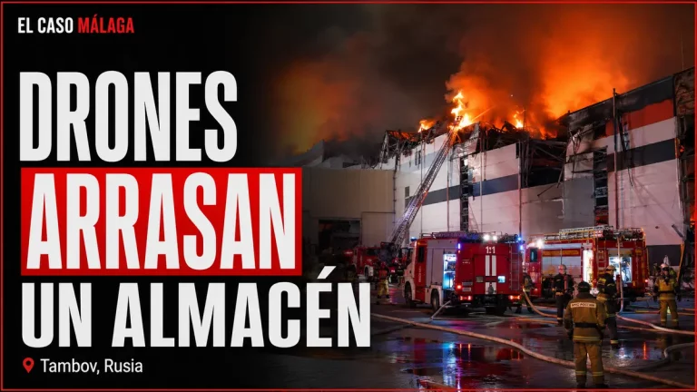 Portada de El Caso Málaga: DRONES ARRASAN UN ALMACÉN — Tambov, Rusia