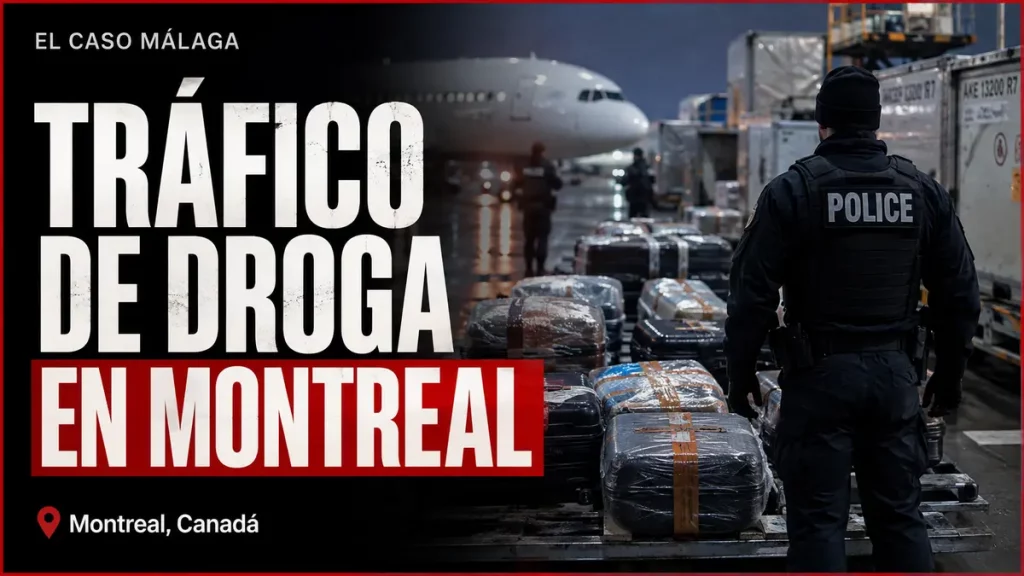 Portada de El Caso Málaga: TRÁFICO DE DROGA EN MONTREAL — Canadá