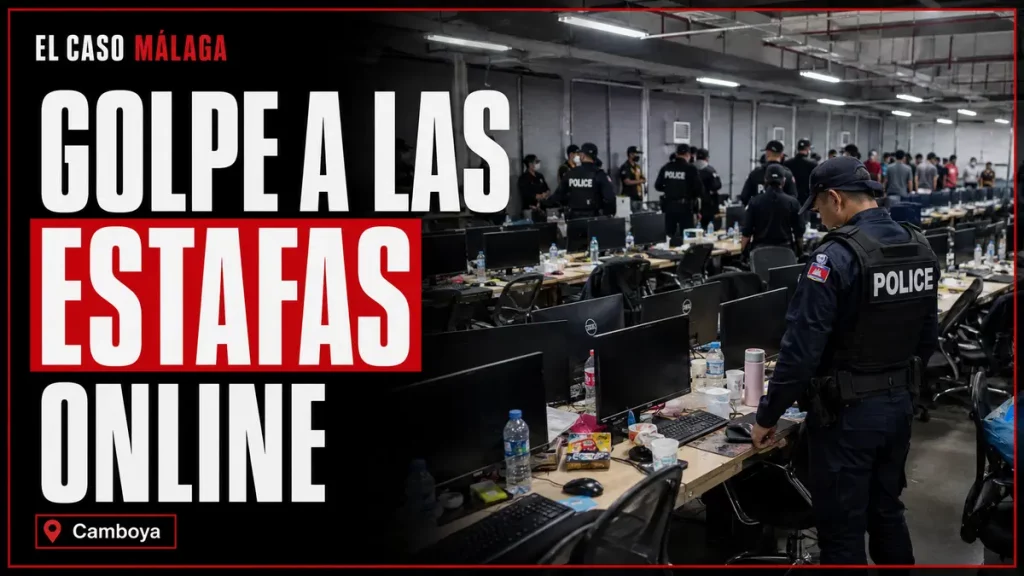 Portada de El Caso Málaga: GOLPE A LAS ESTAFAS ONLINE — Camboya
