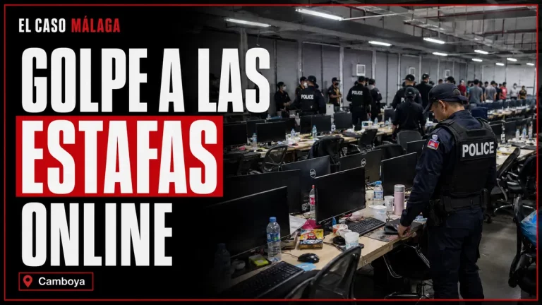 Portada de El Caso Málaga: GOLPE A LAS ESTAFAS ONLINE — Camboya