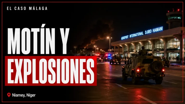 Portada de El Caso Málaga: MOTÍN Y EXPLOSIONES — Niamey, Níger