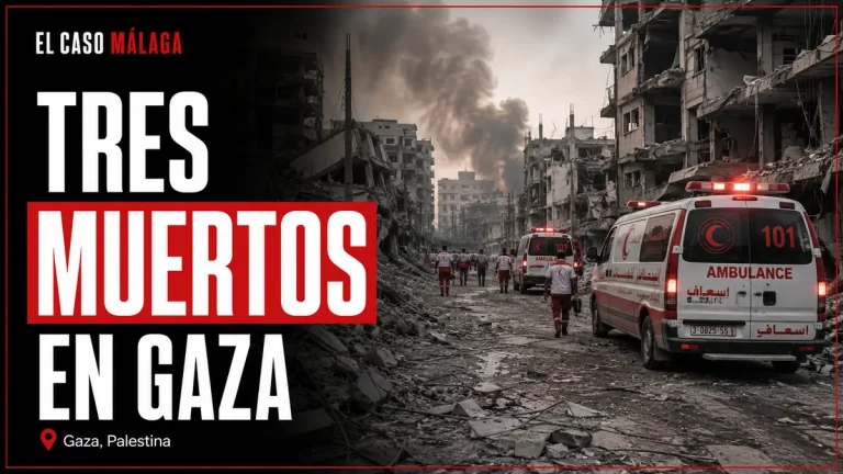 Portada de El Caso Málaga: TRES MUERTOS EN GAZA — Palestina
