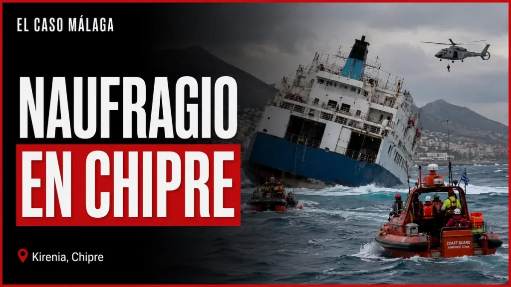 Portada de El Caso Málaga: NAUFRAGIO EN CHIPRE — Kirenia