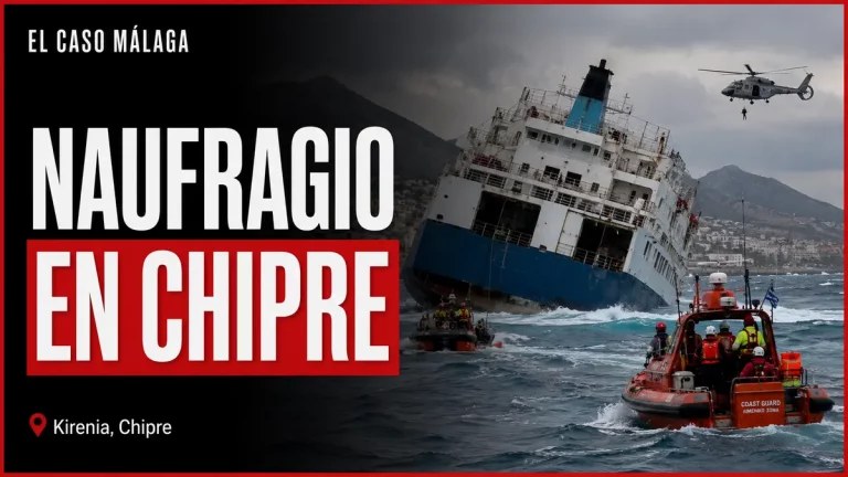 Portada de El Caso Málaga: NAUFRAGIO EN CHIPRE — Kirenia