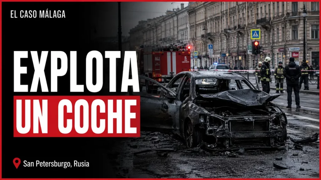 Portada de El Caso Málaga: EXPLOTA UN COCHE — San Petersburgo, Rusia
