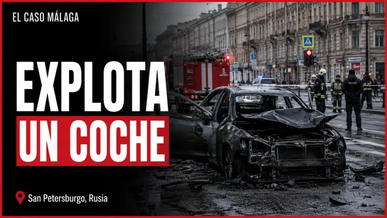 Portada de El Caso Málaga: EXPLOTA UN COCHE — San Petersburgo, Rusia