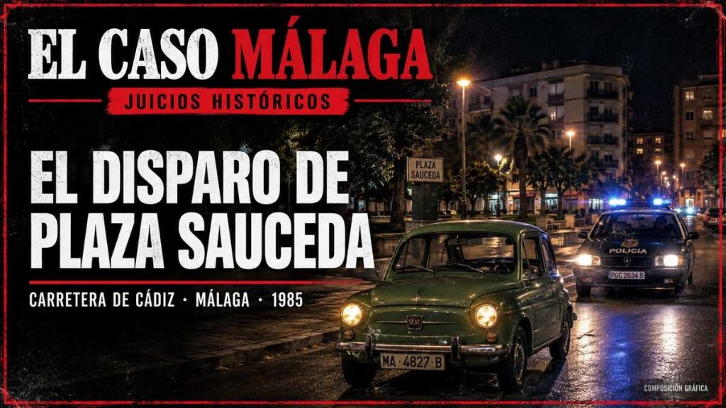 Portada de El Caso Málaga sobre el disparo de Plaza Sauceda en Carretera de Cádiz, Málaga, en 1985