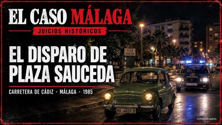 Portada de El Caso Málaga sobre el disparo de Plaza Sauceda en Carretera de Cádiz, Málaga, en 1985