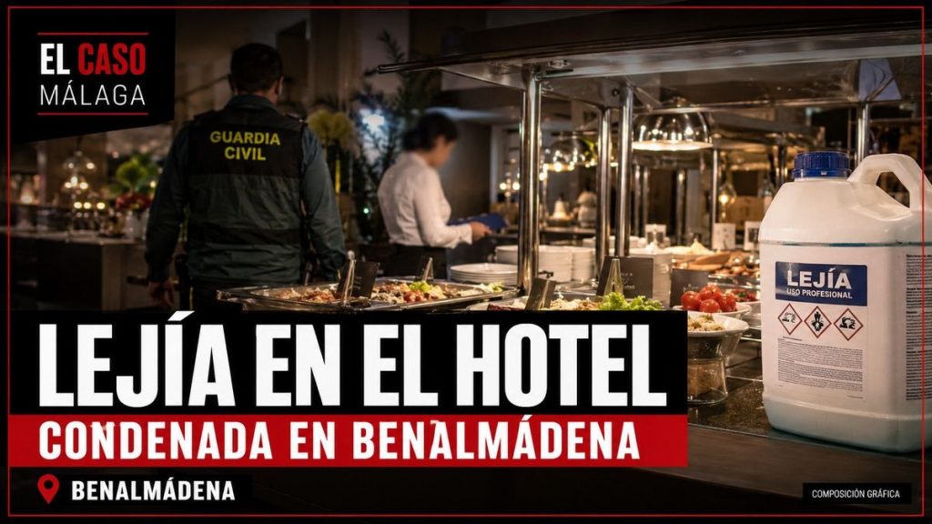 Portada El Caso Málaga sobre la condena por verter lejía en alimentos de un hotel de Benalmádena