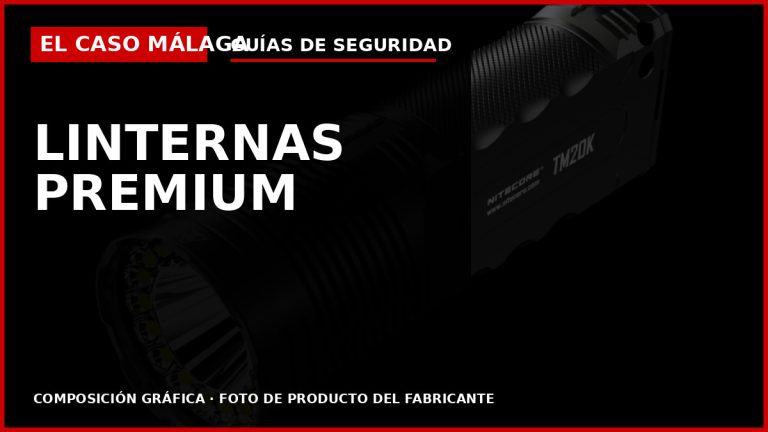 Linternas profesionales premium para emergencias — El Caso Málaga