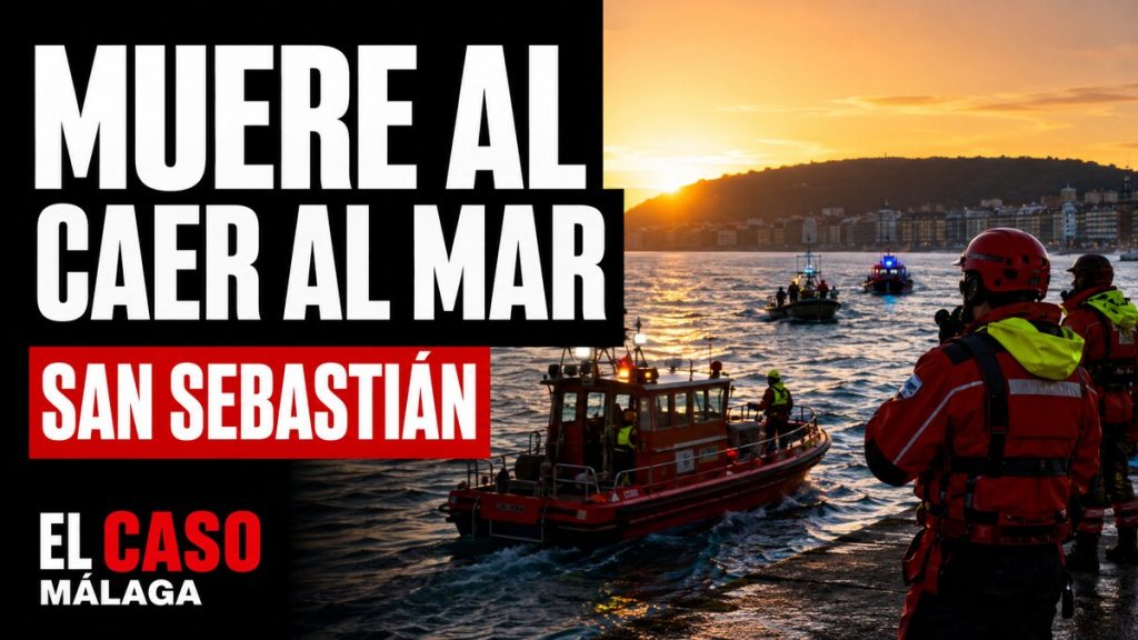 Portada de El Caso Málaga: Muere al caer al mar - San Sebastián