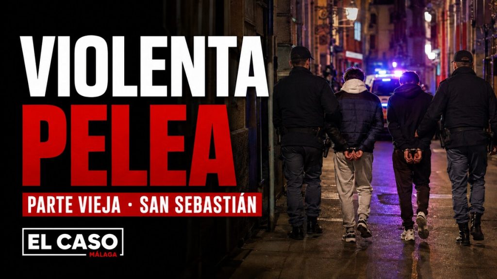 Portada de El Caso Málaga sobre una violenta pelea con dos detenidos en la Parte Vieja de San Sebastián