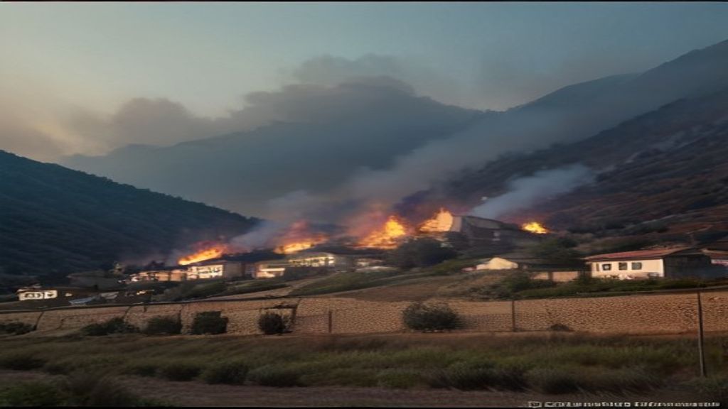El Caso Málaga: Un herido y 150 confinados por el incendio de Sosas de Laciana