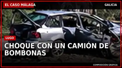 El Caso Málaga: Herido grave en un choque con un camión de bombonas en Lugo