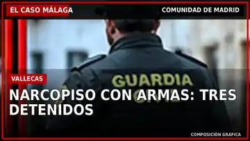El Caso Málaga: Tres detenidos en un narcopiso con armas en Puente de Vallecas