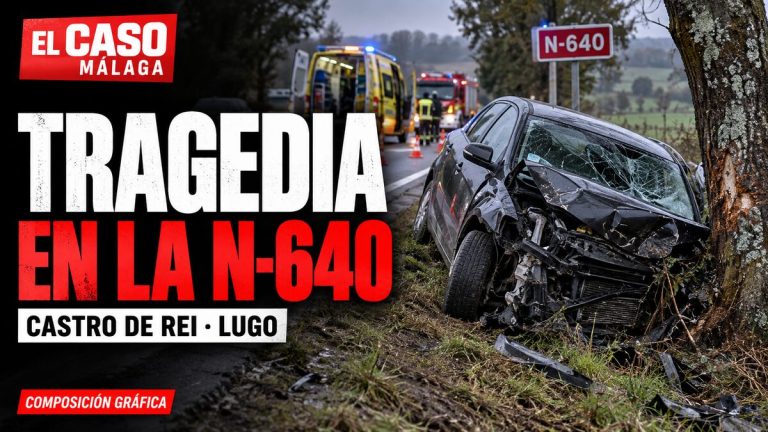Portada ECM del accidente mortal en la N-640 en Castro de Rei
