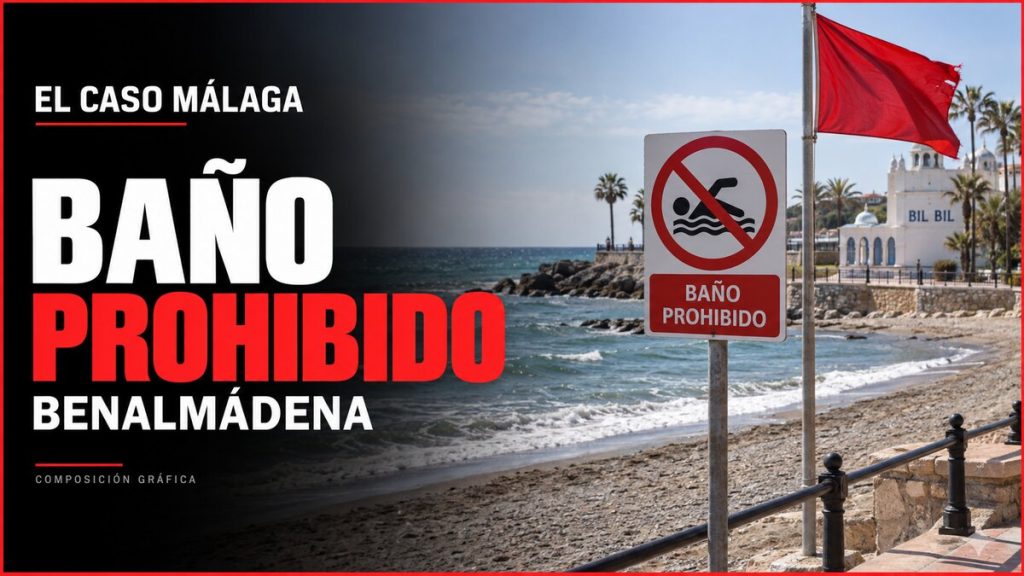 Portada editorial sobre la prohibición temporal del baño en la playa de Bil Bil